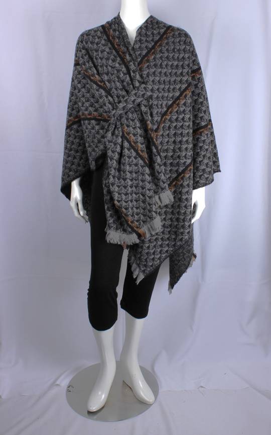 ALICE & LILY plaid wrap with loop black STYLE: SC/5073